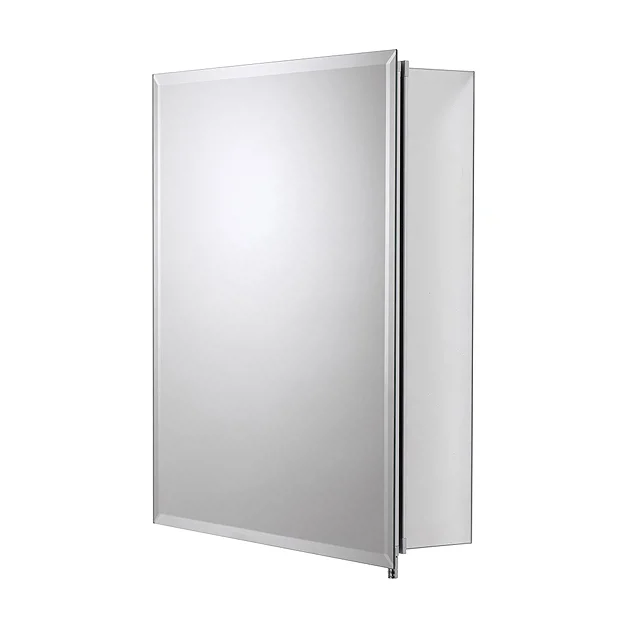 Croydex Winster Single Door Aluminium Mirror Cabinet With FlexiFix 4 Croydex Winster Single Door Aluminium Mirror Cabinet With FlexiFix - Image 2