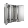 Croydex Newton Double Door Bi-View Mirror Cabinet With FlexiFix -Vanity Unit Bathroom Suites wc102069 d3