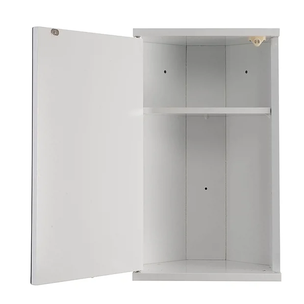 Croydex Simplicity Single Door Corner Cabinet 3 Croydex Simplicity Single Door Corner Cabinet