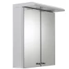 Croydex Shire 2 Door Mirror Cabinet With Light & Shaver Socket - White 1 Croydex Shire 2 Door Mirror Cabinet With Light & Shaver Socket - White -Vanity Unit Bathroom Suites wc267222eai3