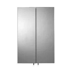 Croydex Avisio Double Door Stainless Steel Corner Mirror Cabinet 10 Croydex Avisio Double Door Stainless Steel Corner Mirror Cabinet -Vanity Unit Bathroom Suites wc766105 d2