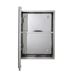 Croydex Avon Single Door Stainless Steel Mirror Cabinet -Vanity Unit Bathroom Suites wc856005 d2