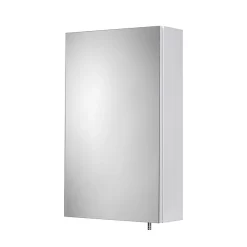 Croydex Dawley White Steel Single Door Mirror Cabinet With FlexiFix 10 Croydex Dawley White Steel Single Door Mirror Cabinet With FlexiFix -Vanity Unit Bathroom Suites wc930022 d2