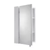 Croydex Dawley White Steel Single Door Mirror Cabinet With FlexiFix -Vanity Unit Bathroom Suites wc930022 d4