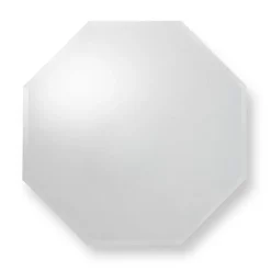 Croydex Favo Octagonal Mirrored Door Cabinet With Bevelled Edging -Vanity Unit Bathroom Suites wc970005 d1