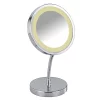 Wenko - Brolo LED Standing Mirror - Chrome -Vanity Unit Bathroom Suites wenkobrololedstandingmirrorchrome3656360100l